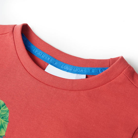 Vidaxl kindershirt 140 rood