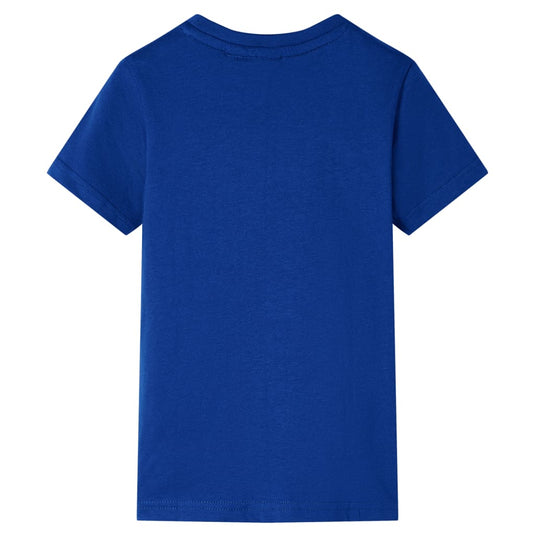 Vidaxl kindershirt 128 donkerblauw