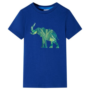 Vidaxl kindershirt 140 donkerblauw