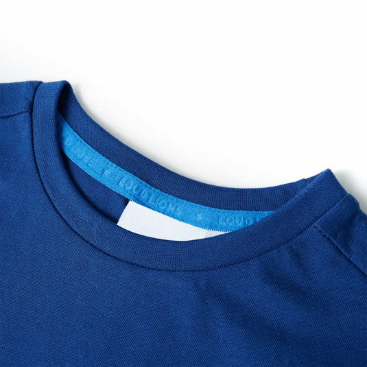 Vidaxl kindershirt 140 donkerblauw