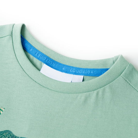 Vidaxl kindershirt 92 lichtkakikleurig