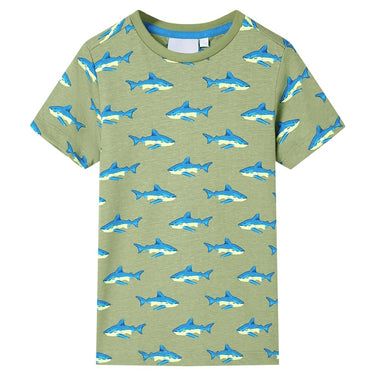 Vidaxl kindershirt 128 lichtkakikleurig