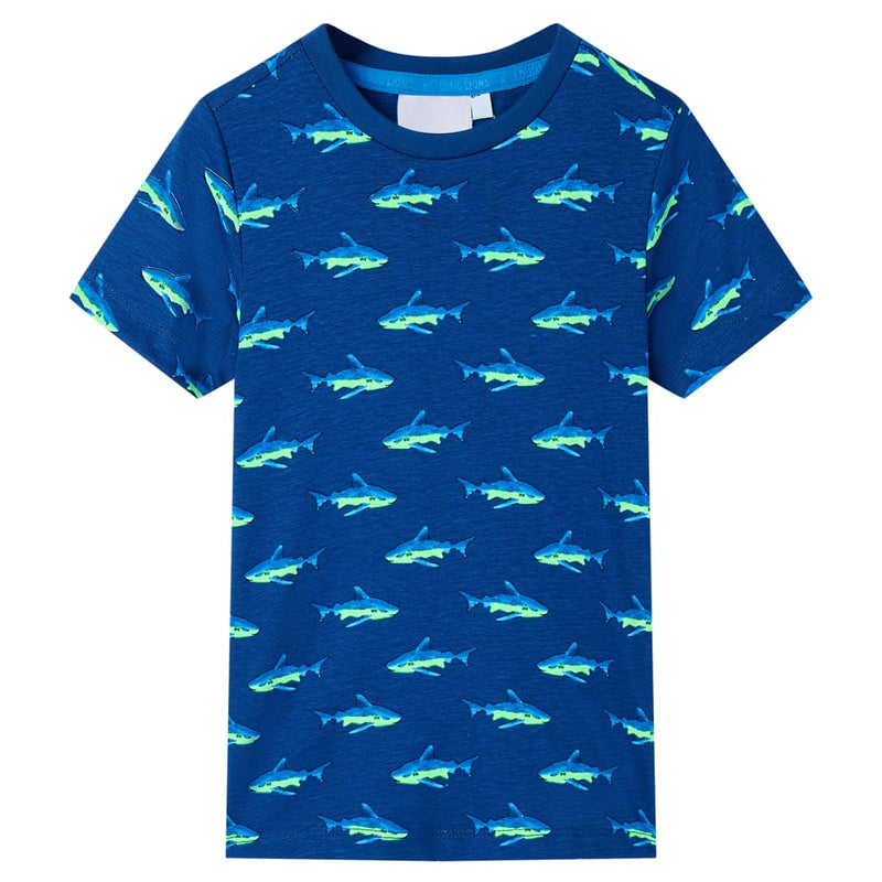 Load image into Gallery viewer, Vidaxl kindershirt 140 donkerblauw

