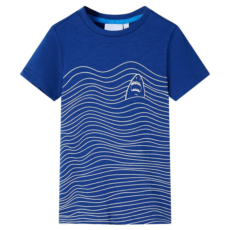 Load image into Gallery viewer, Vidaxl kindershirt 140 donkerblauw
