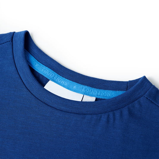 Vidaxl kindershirt 140 donkerblauw