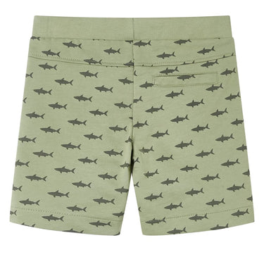 Vidaxl kindershorts met trekkoord 116 lichtkaki