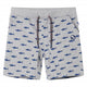 VidaXL Kindershorts met trekkoord 104 gemêleerd lichtgrijs