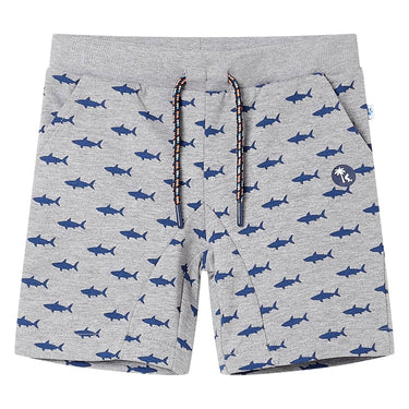 Vidaxl kindershorts met trekkoord 116 gemêleerd lichtgrijs