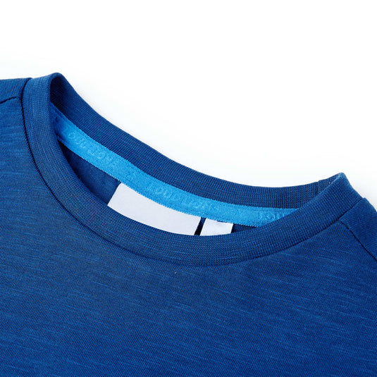 Vidaxl kindershirt 116 donkerblauw