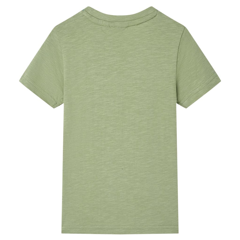 Afbeelding laden in galerijviewer, VidaXL Kindershirt 92 lichtkakikleurig
