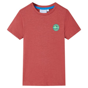 Vidaxl kindershirt 128 paprikakleurig