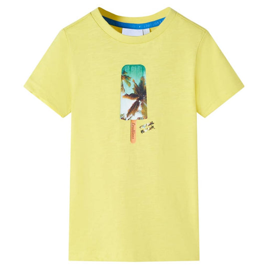 Vidaxl kindershirt 128 geel