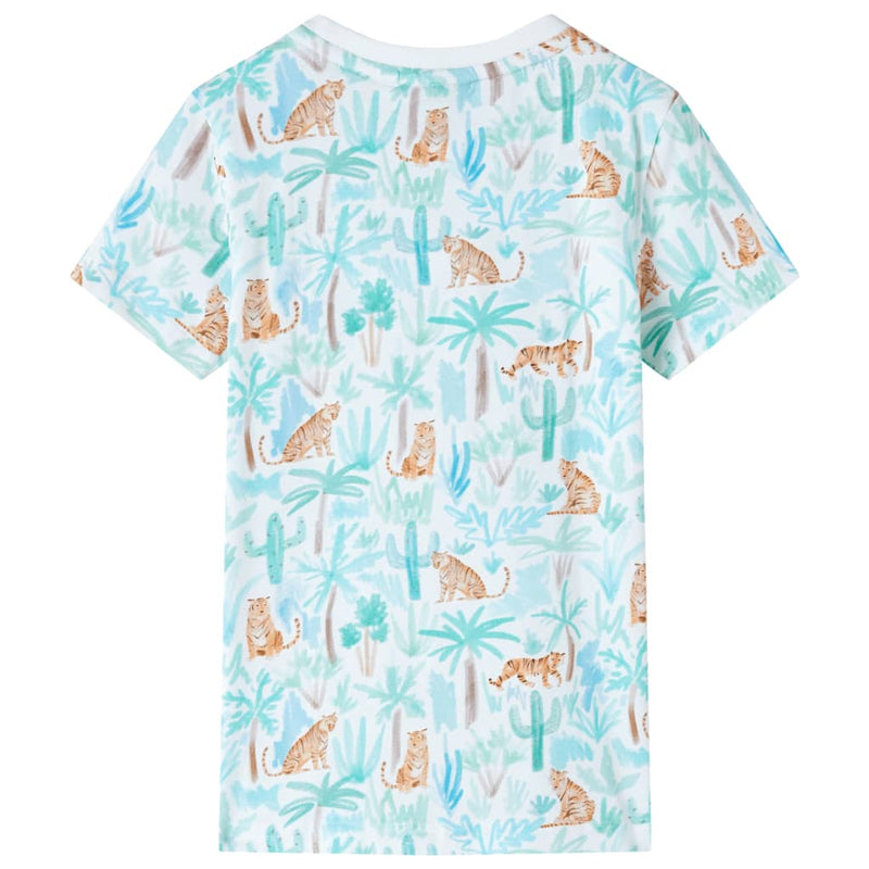 Afbeelding laden in galerijviewer, VidaXL Kindershirt 92 ecru
