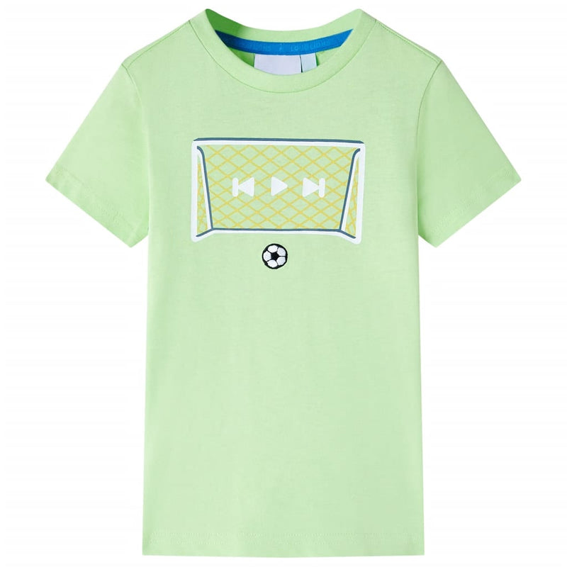Load image into Gallery viewer, VidaXL Kindershirt 128 limoengroen
