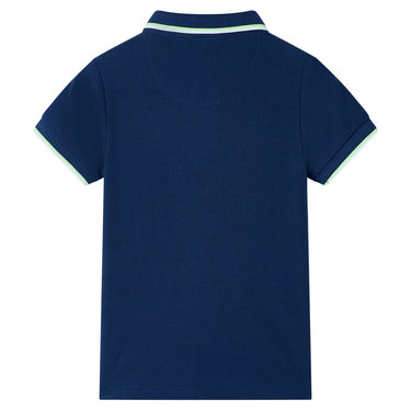 Vidaxl kinderpoloshirt 140 marineblauw