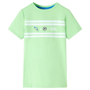 VidaXL Kindershirt 104 neongroen