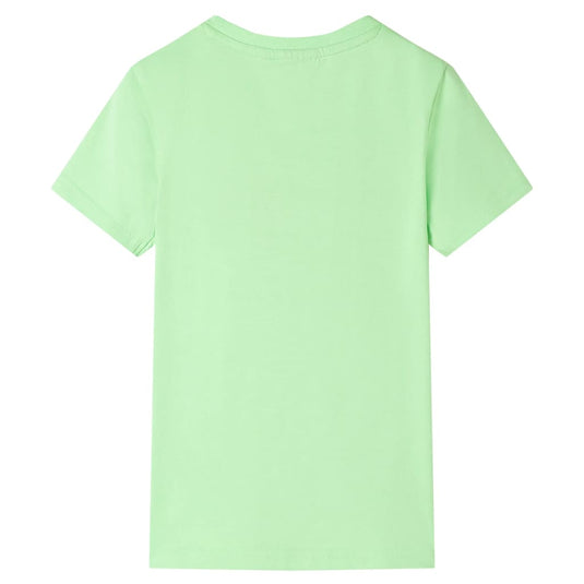 VidaXL Kindershirt 104 neongroen