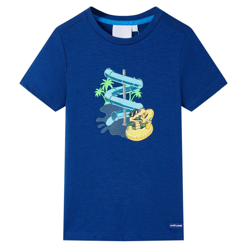Load image into Gallery viewer, Vidaxl kindershirt 128 donkerblauw
