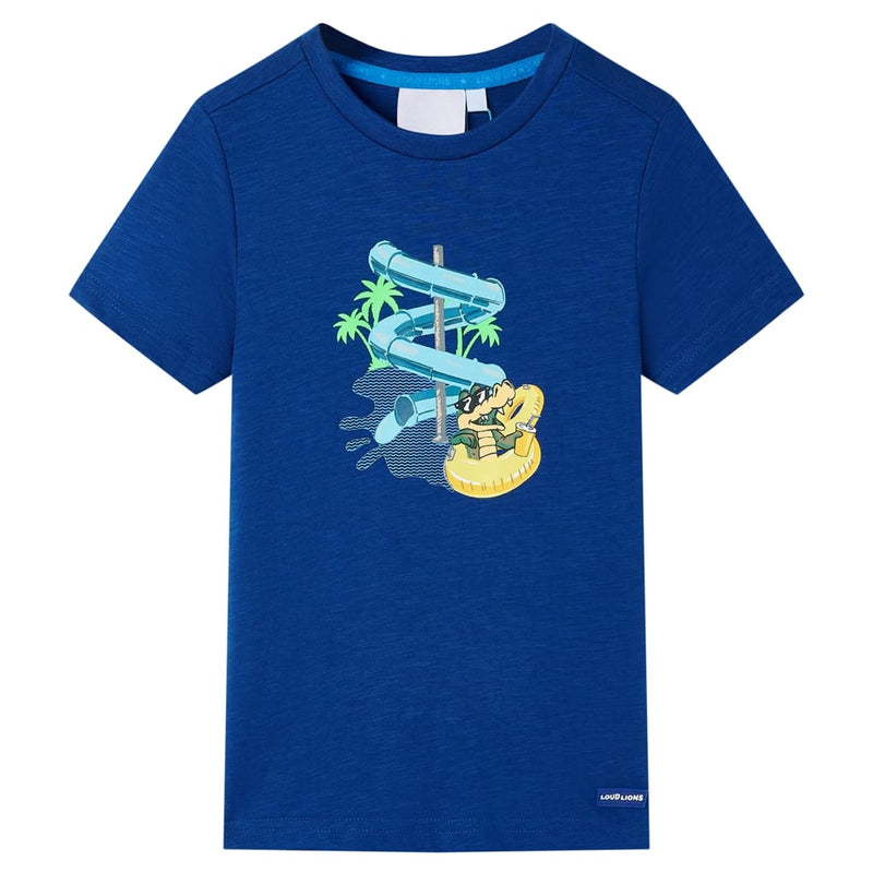 ギャラリービューアに画像をロードする, VidaXL Kindershirt 140 donkerblauw
