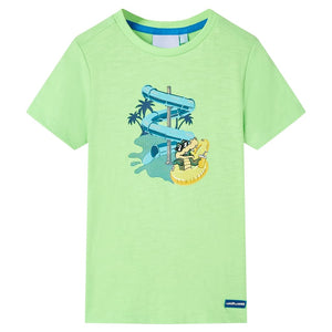 Vidaxl kindershirt 128 neongroen