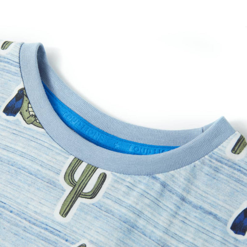 Load image into Gallery viewer, VidaXL Kindershirt 104 gemengd blauw
