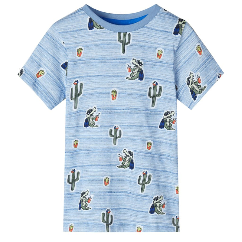 Load image into Gallery viewer, Vidaxl kindershirt 140 gemengd blauw
