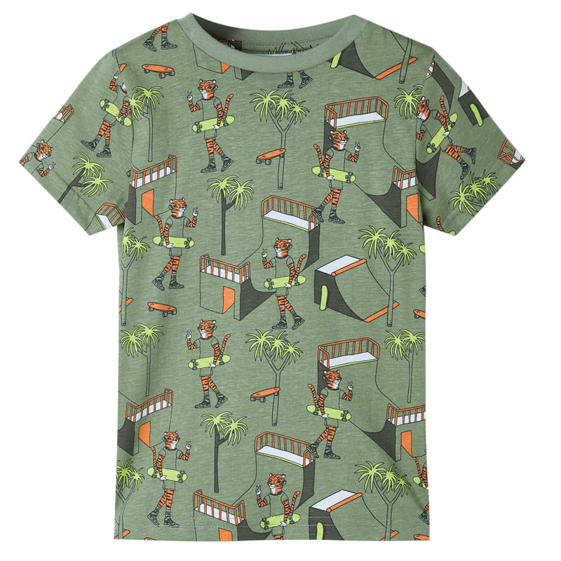 ギャラリービューアに画像をロードする, Vidaxl kinderpyjama met korte mouwen 104 lichtkakikleurig
