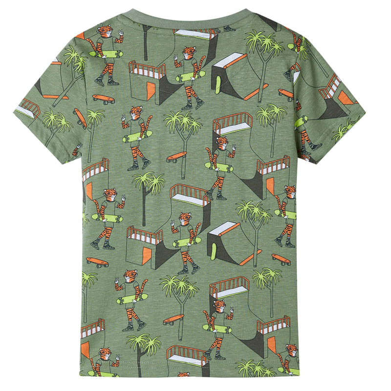 ギャラリービューアに画像をロードする, Vidaxl kinderpyjama met korte mouwen 104 lichtkakikleurig
