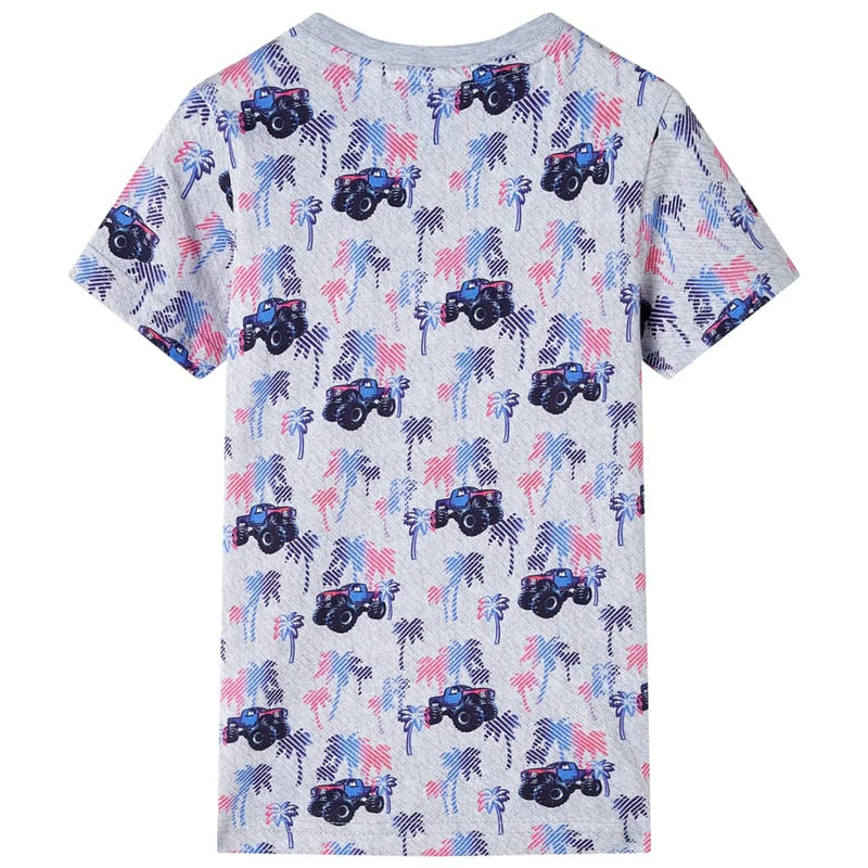 Cargue la imagen en el visor de la galería, VidaXL Kindershirt 116 gemêleerd grijs
