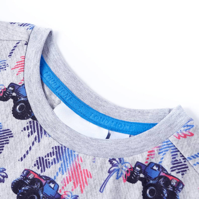 Load image into Gallery viewer, VidaXL Kindershirt 140 gemêleerd grijs
