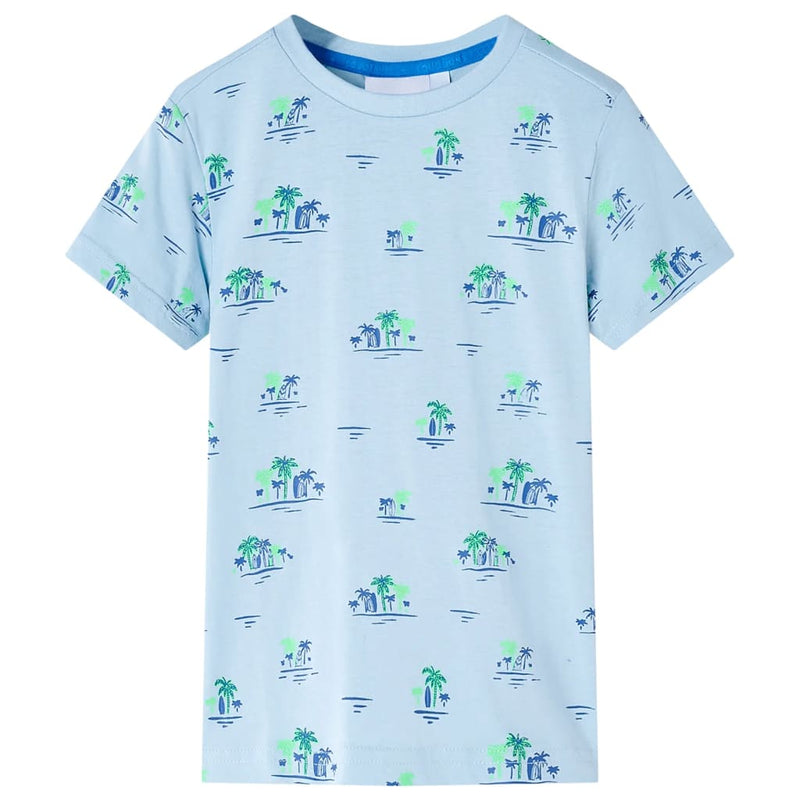 Chargez l'image dans la visionneuse de la galerie, VidaXL Kindershirt 92 lichtblauw
