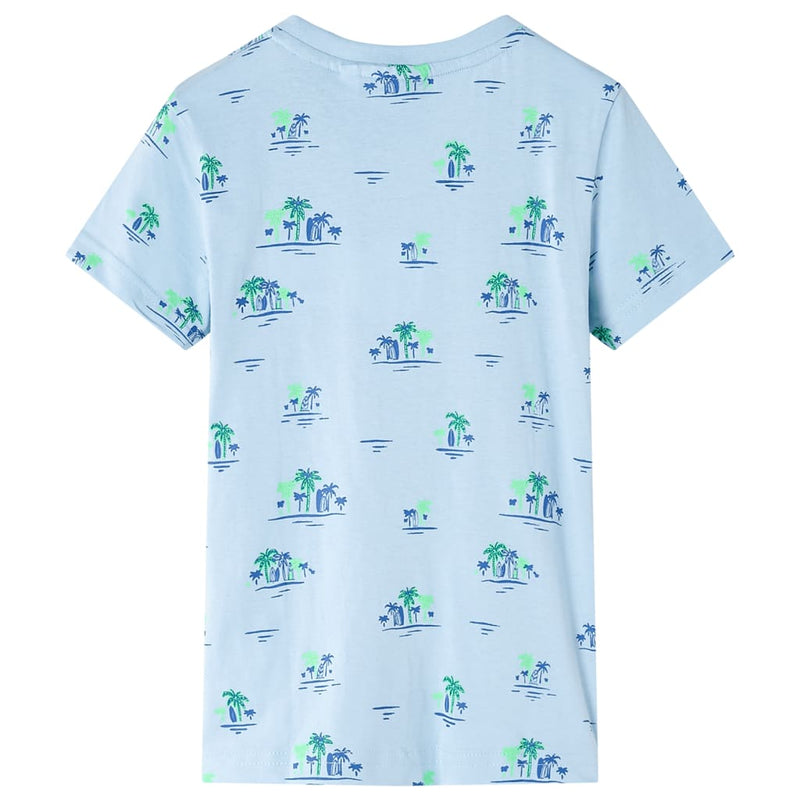 Chargez l'image dans la visionneuse de la galerie, VidaXL Kindershirt 92 lichtblauw
