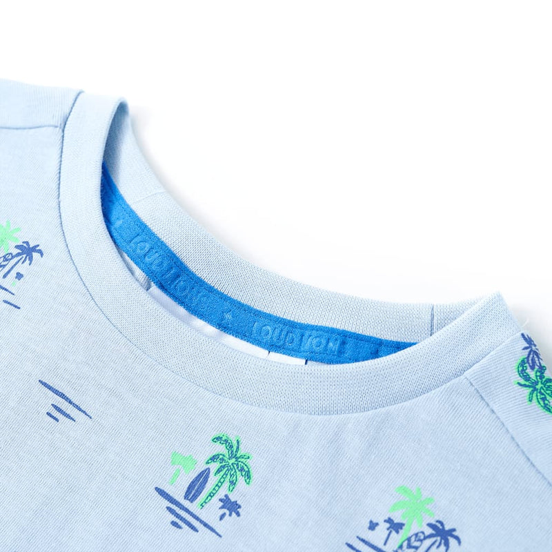 Chargez l'image dans la visionneuse de la galerie, VidaXL Kindershirt 92 lichtblauw
