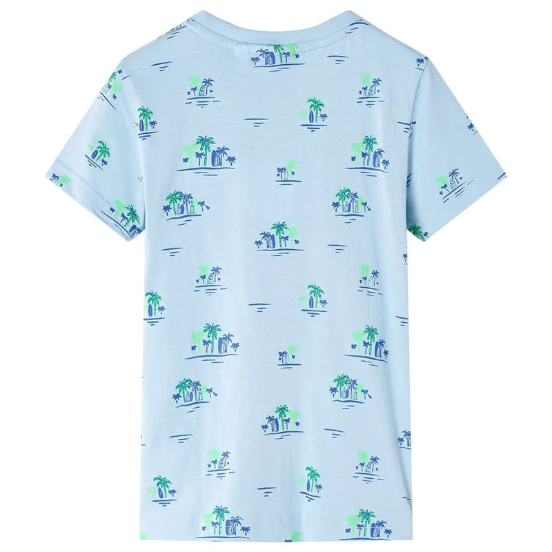 Afbeelding laden in galerijviewer, VidaXL Kindershirt 104 lichtblauw
