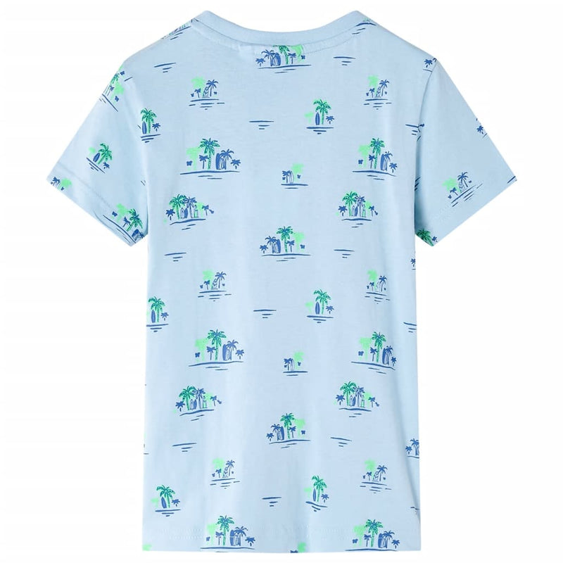 Chargez l'image dans la visionneuse de la galerie, VidaXL Kindershirt 128 lichtblauw
