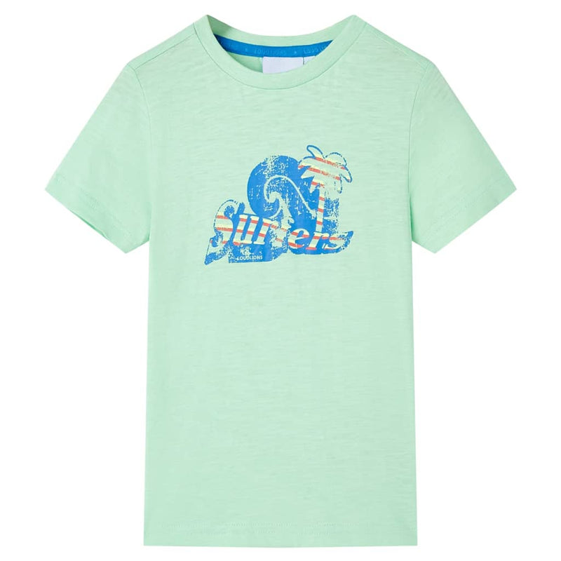 Afbeelding laden in galerijviewer, VidaXL Kindershirt 116 lichtgroen
