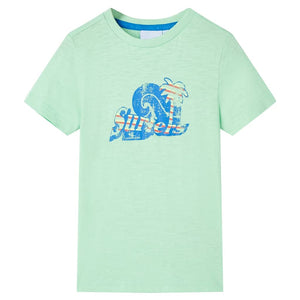 Vidaxl kindershirt 140 lichtgroen