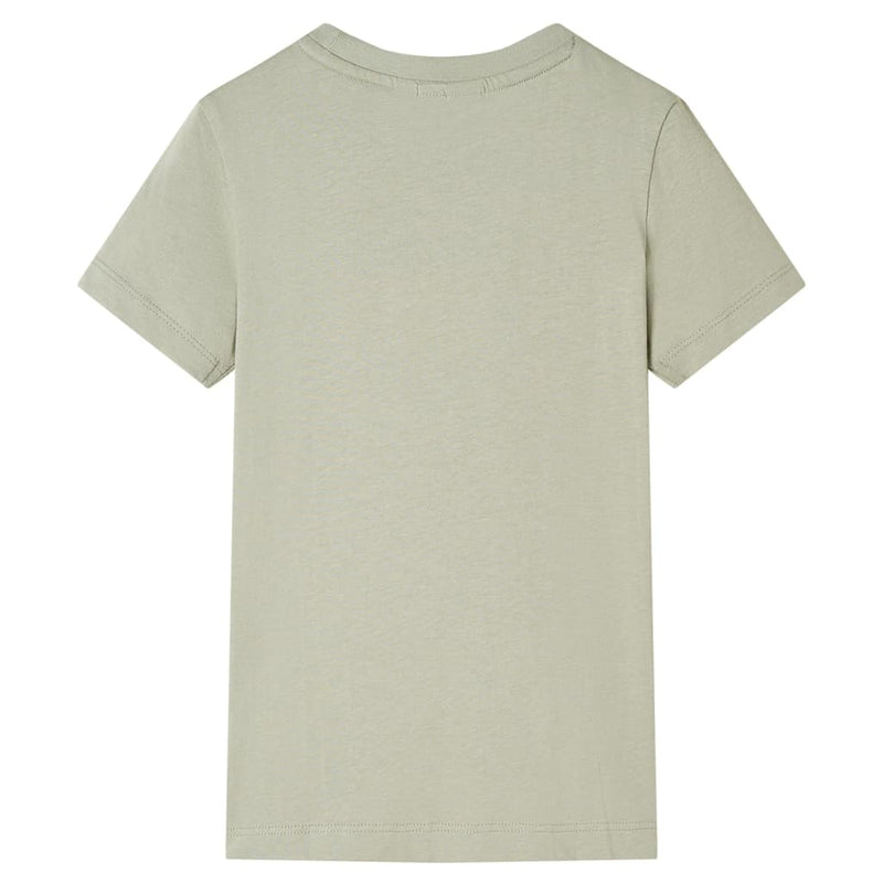 Afbeelding laden in galerijviewer, VidaXL Kindershirt 92 lichtkakikleurig
