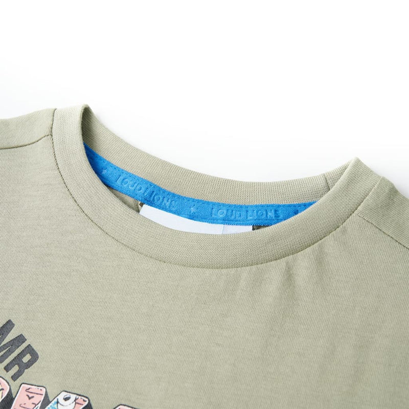 Afbeelding laden in galerijviewer, VidaXL Kindershirt 92 lichtkakikleurig
