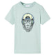 Vidaxl kindershirt met strepen 104 lichtmint