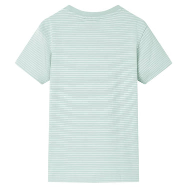 Vidaxl kindershirt met strepen 104 lichtmint