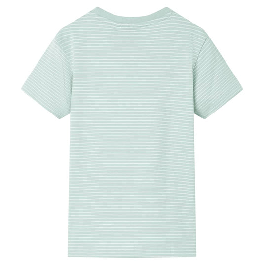 Vidaxl kindershirt met strepen 104 lichtmint