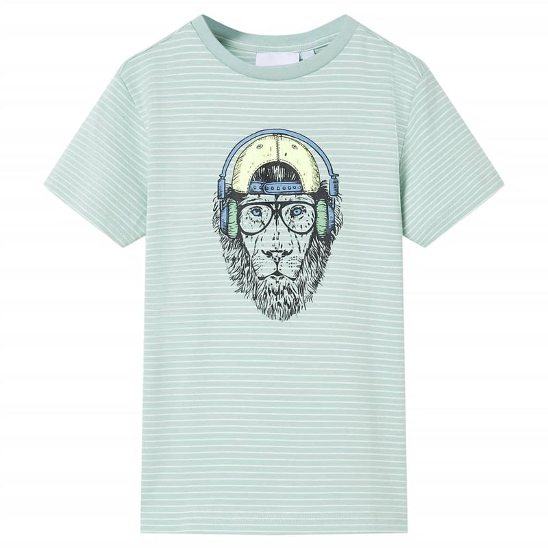 Load image into Gallery viewer, Vidaxl kindershirt met strepen 140 lichtmint
