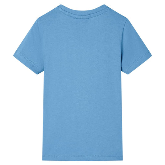 Vidaxl kindershirt 140 middenblauw