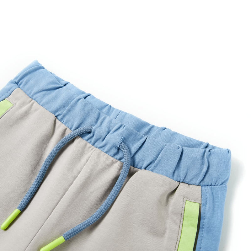 ギャラリービューアに画像をロードする, Vidaxl kindershort met trekkoord 140 blauw
