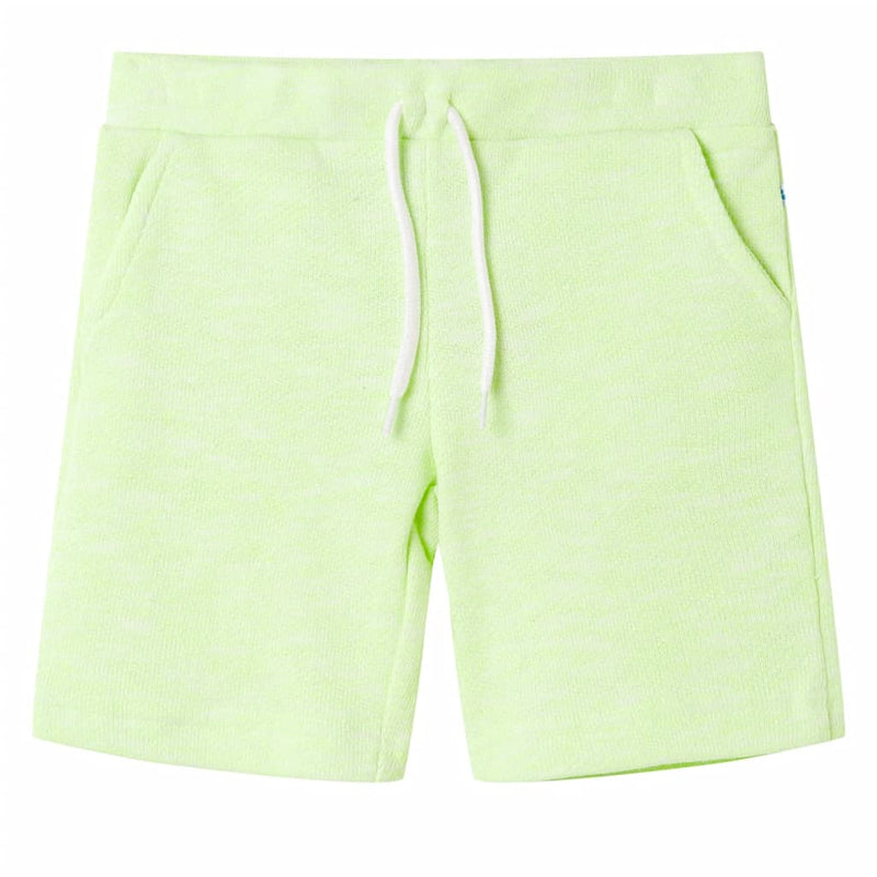 Load image into Gallery viewer, VidaXL Kindershorts met trekkoord 128 neongeel
