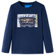 Vidaxl kindershirt met lange mouwen 116 gemêleerd marineblauw