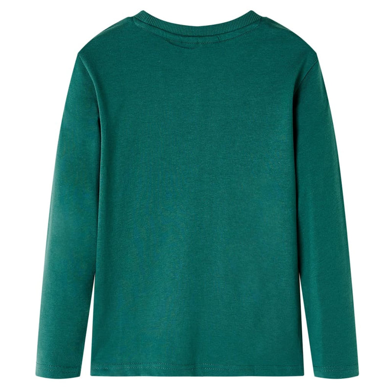 Load image into Gallery viewer, Vidaxl kindershirt met lange mouwen 128 groen
