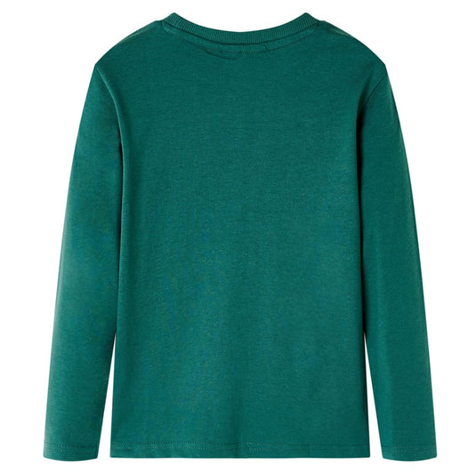 Vidaxl kindershirt met lange mouwen 128 groen