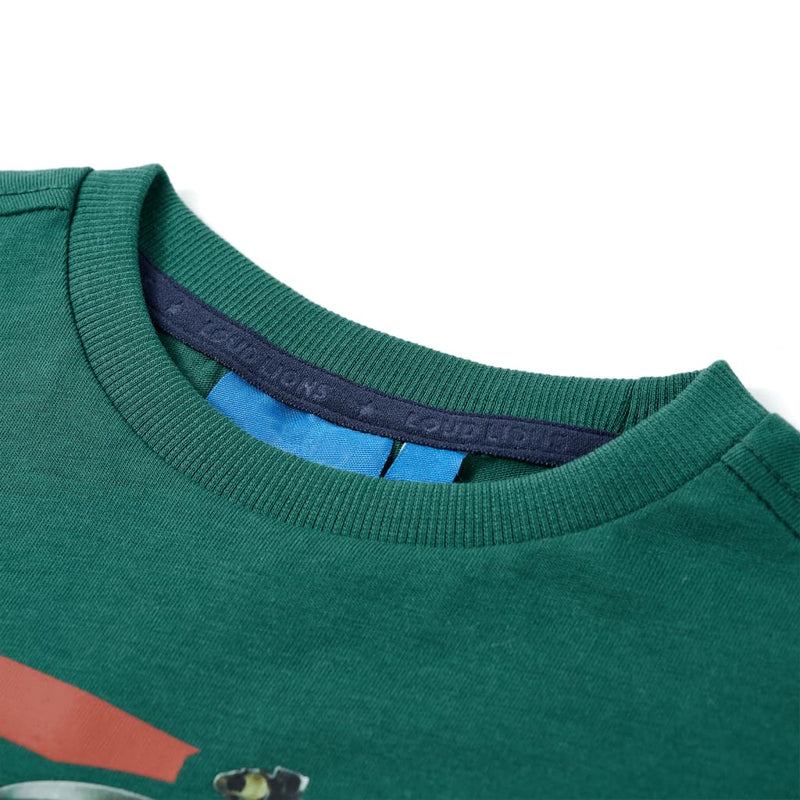 Load image into Gallery viewer, Vidaxl kindershirt met lange mouwen 128 groen

